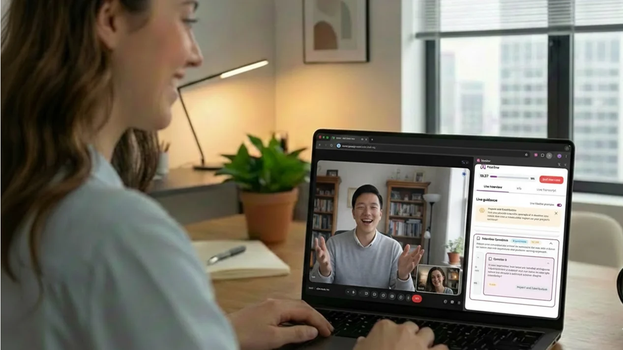 Maslow extension providing a hiring manager with real-time evidence during candidate interviews